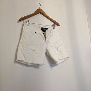 Lucky Brand White Jean Shorts